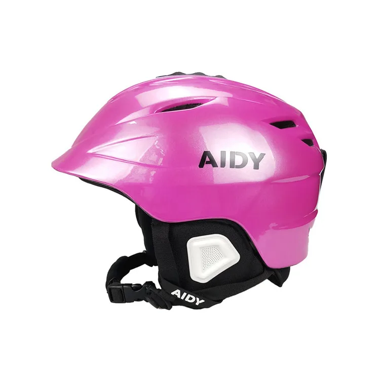 Популярный теплый Снежный шлем с интегрированным формованием из поликарбоната и пенополистирола с козырьком для молодежи, для катания на лыжах и сноуборде