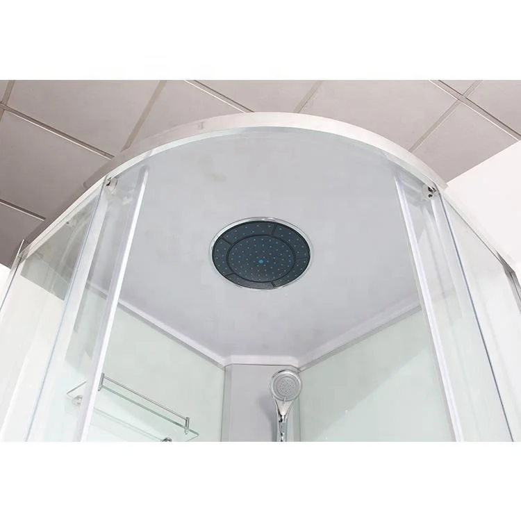 Factory direct sale mat tempered glass bathroom cabin sliding shower cubicle