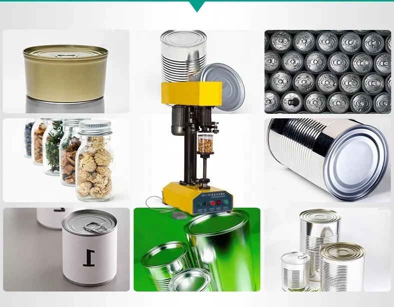 
Desktop Premium Strong Electric Automatic Sealing Machine for different sizes cans jar bottle sealer 