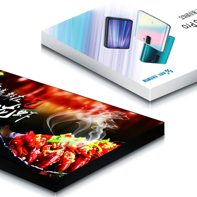 
UV soft film advertising light boxes custom outdoor Frameless Aluminum Fabric led light box sign billboard for mobile phone shop 