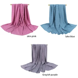 2022  best selling sport ,aterial hijab  plain cotton dry fit hijab solid color Muslim women shawl and scarf