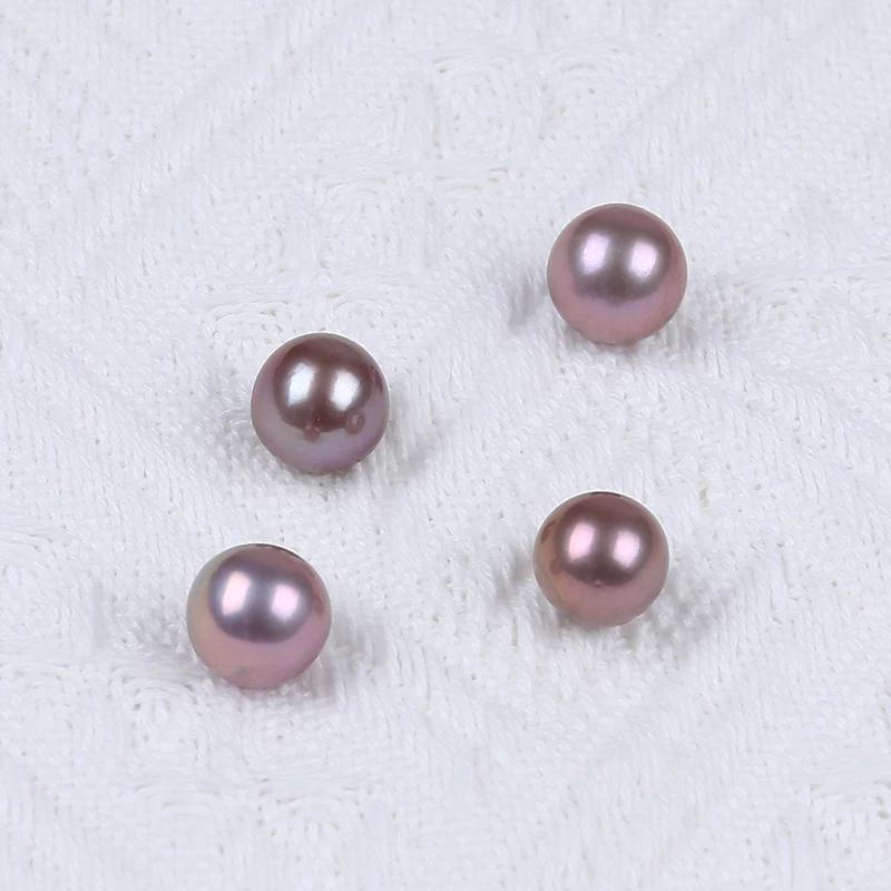 10-12mm natural color nearl round Edison pearl string