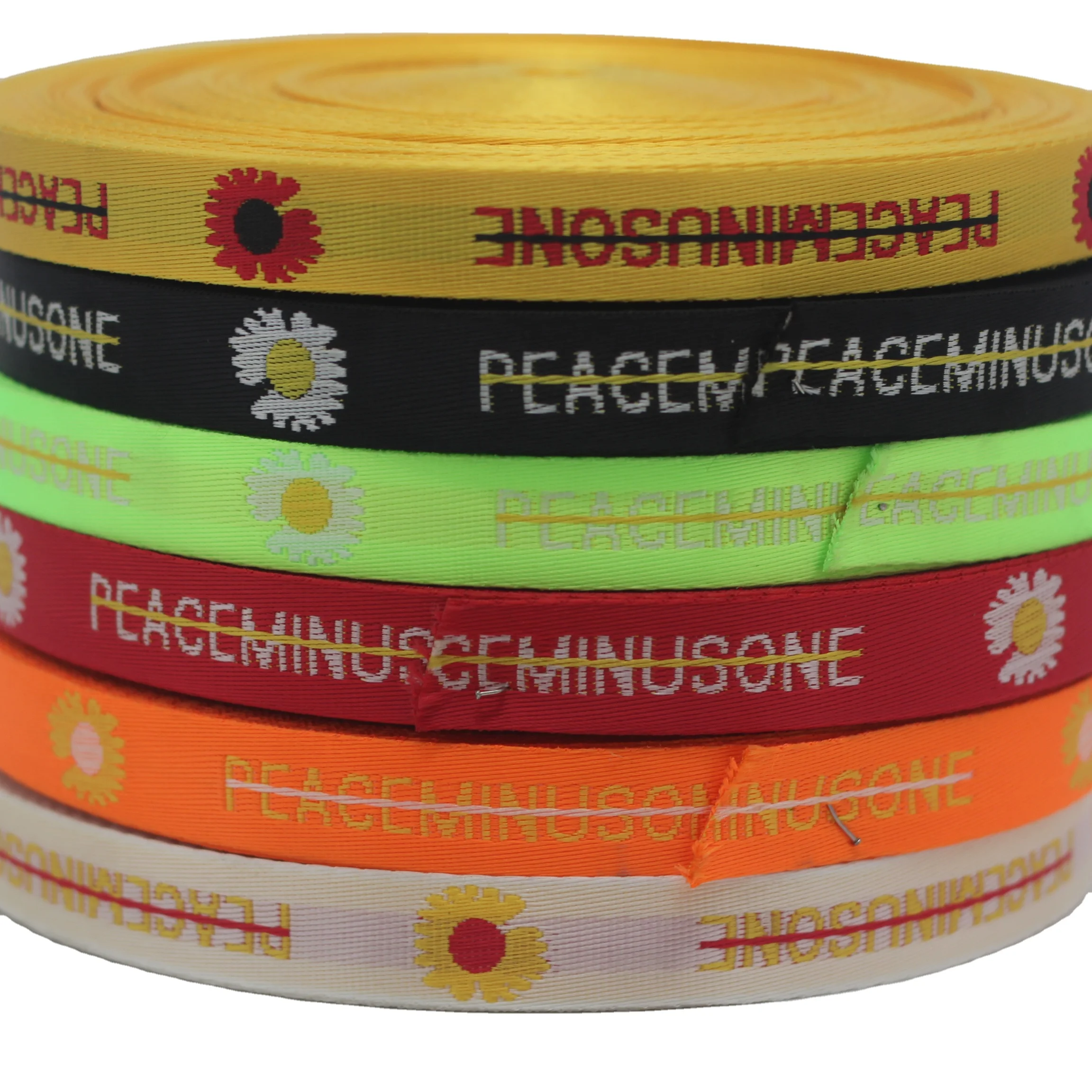 Wholesale 25mm 1-inch Polyester Webbing Nylon Shoes The fashion  Jacquard webbing