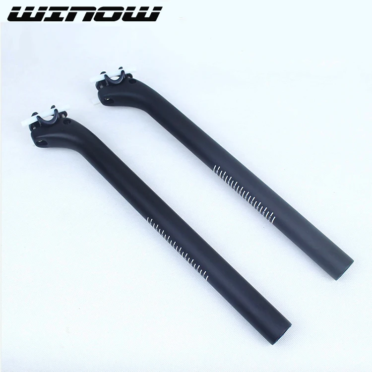 WINOWSPORTS T800 carbon fiber 31.6x400MM super light UD black suitable for carbon road bike and mtb bike bicycle seatpost