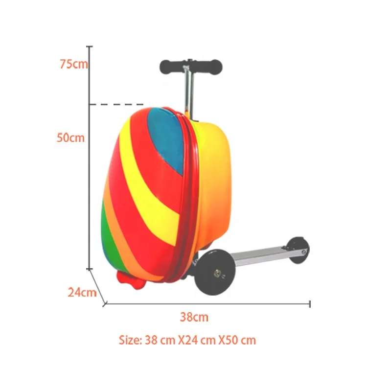 Cheap kids suitcase High Quality Folding three Children Kick Scooters Wholesale luggage Kids Scooters