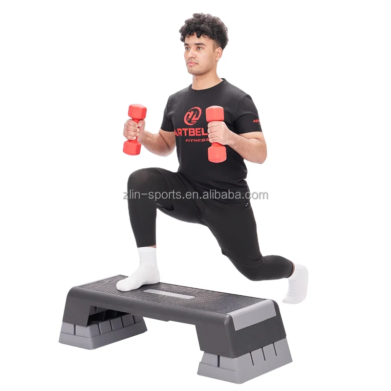 Fitness Adjustable Height Flat Aerobic Step Gym Platform Aerobic Stepper for Home Use Stepper Aerobic