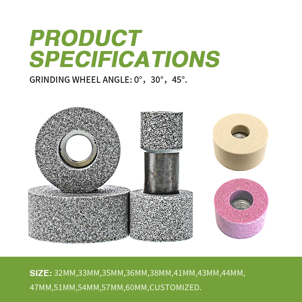 RUIZUAN 45°30° Valve Seat Abrasive Grinding Wheel  General Purpose Valve Grinder Stone Ruby Stones For Sioux Valve Seat Grinders