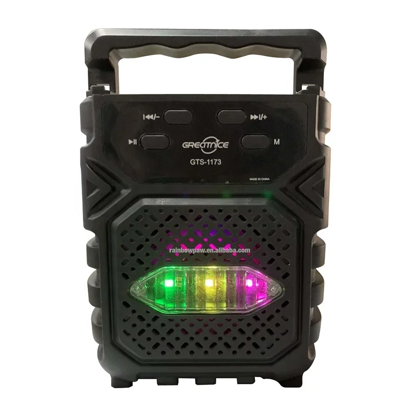 KTS Speaker bt small wireless 3 inch speaker portable mp3 player GTS-1173 with fm radio