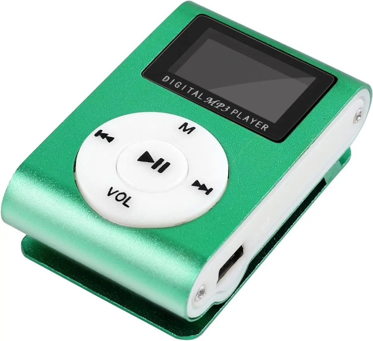 Music player mini portable metal MP3 LCD display with 8GB TF card Factory wholesale