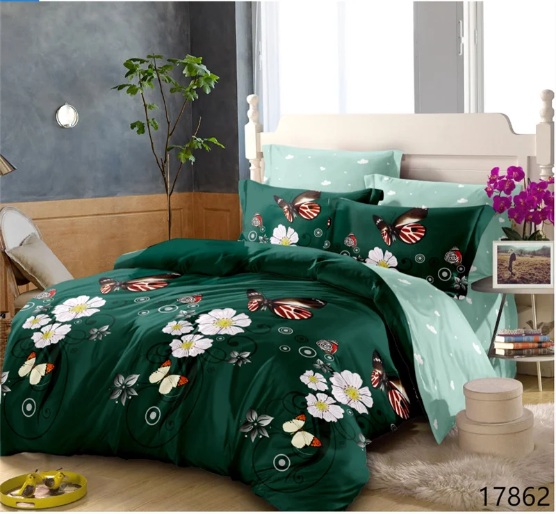 4pcs wholesale 3d Printed duvet cover set