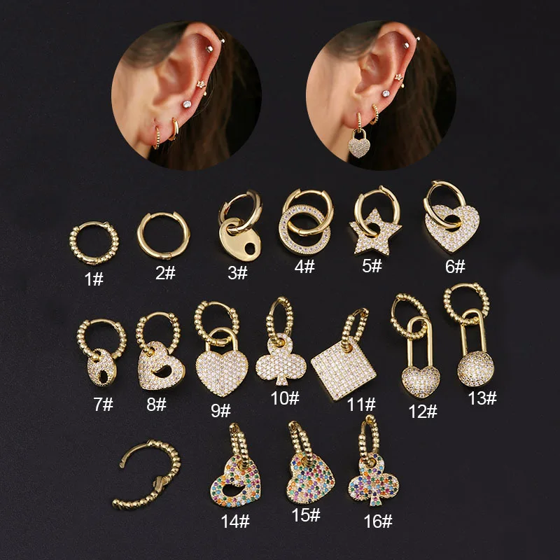 New Product Ideas 2021 Nose Rings Surgical Steel Nose Cuff Piercing Jewelry Titanium