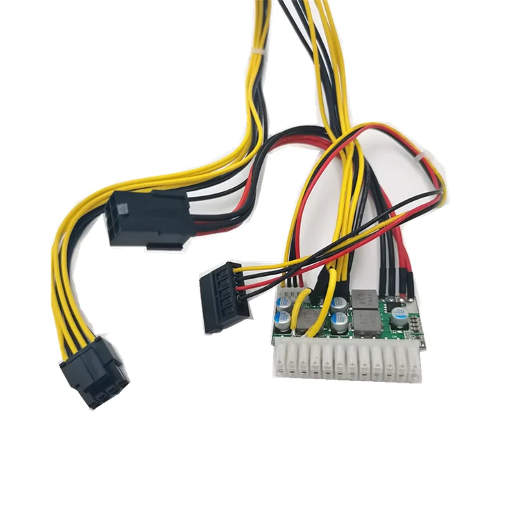 Компьютерная шина PCI-E 6pin вход 12V ATX-160W модуль источника питания с 24pin мини-itx блок Пико коробка для ETH врубовая машина материнская