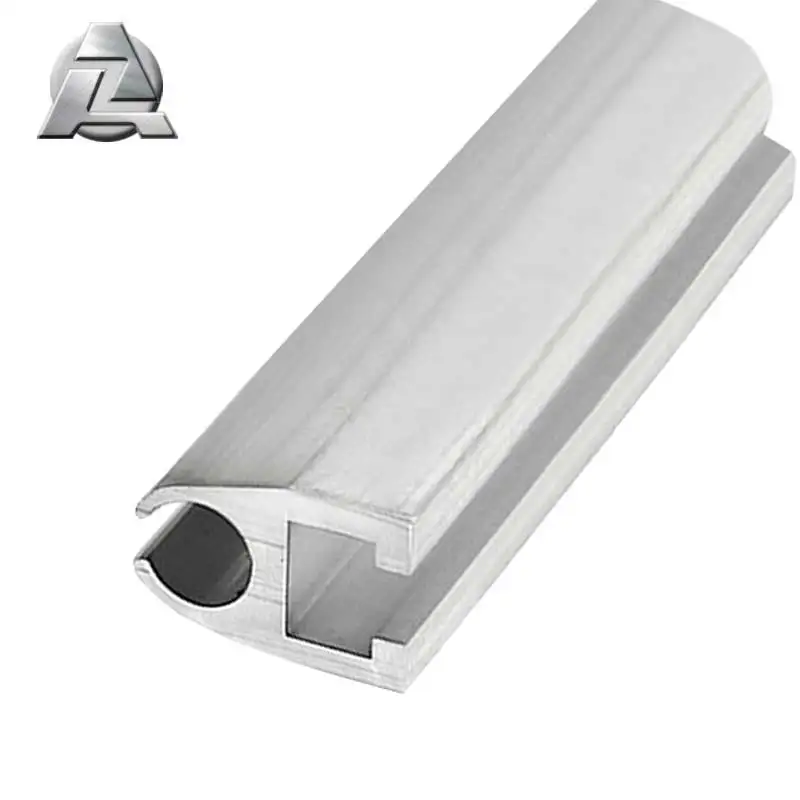 ZJD-kr230 extruded aluminum standard single rail keder profile extrusion for awnings