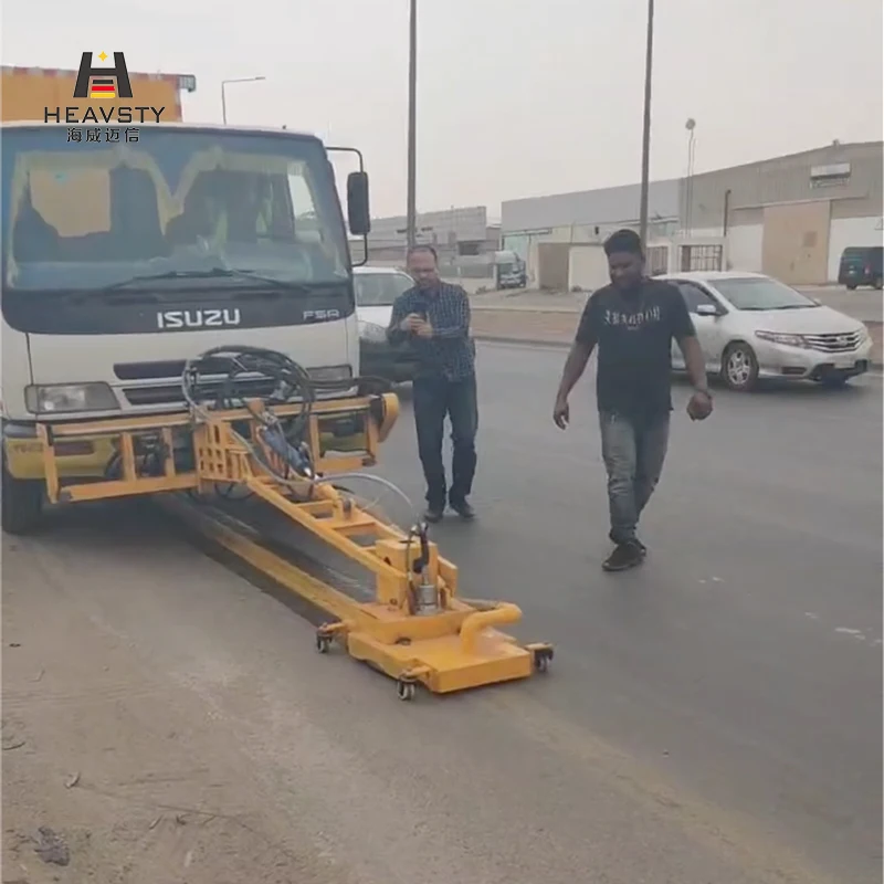 Highway Airport Road Paint Marking Cleaning and Rejuvenation Line Removal Water Blasting Machine