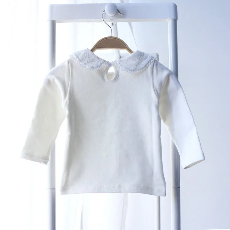 
Autumn and Winter baby girl cotton T-shirt baby colla Korean Long Sleeve girl kids top 