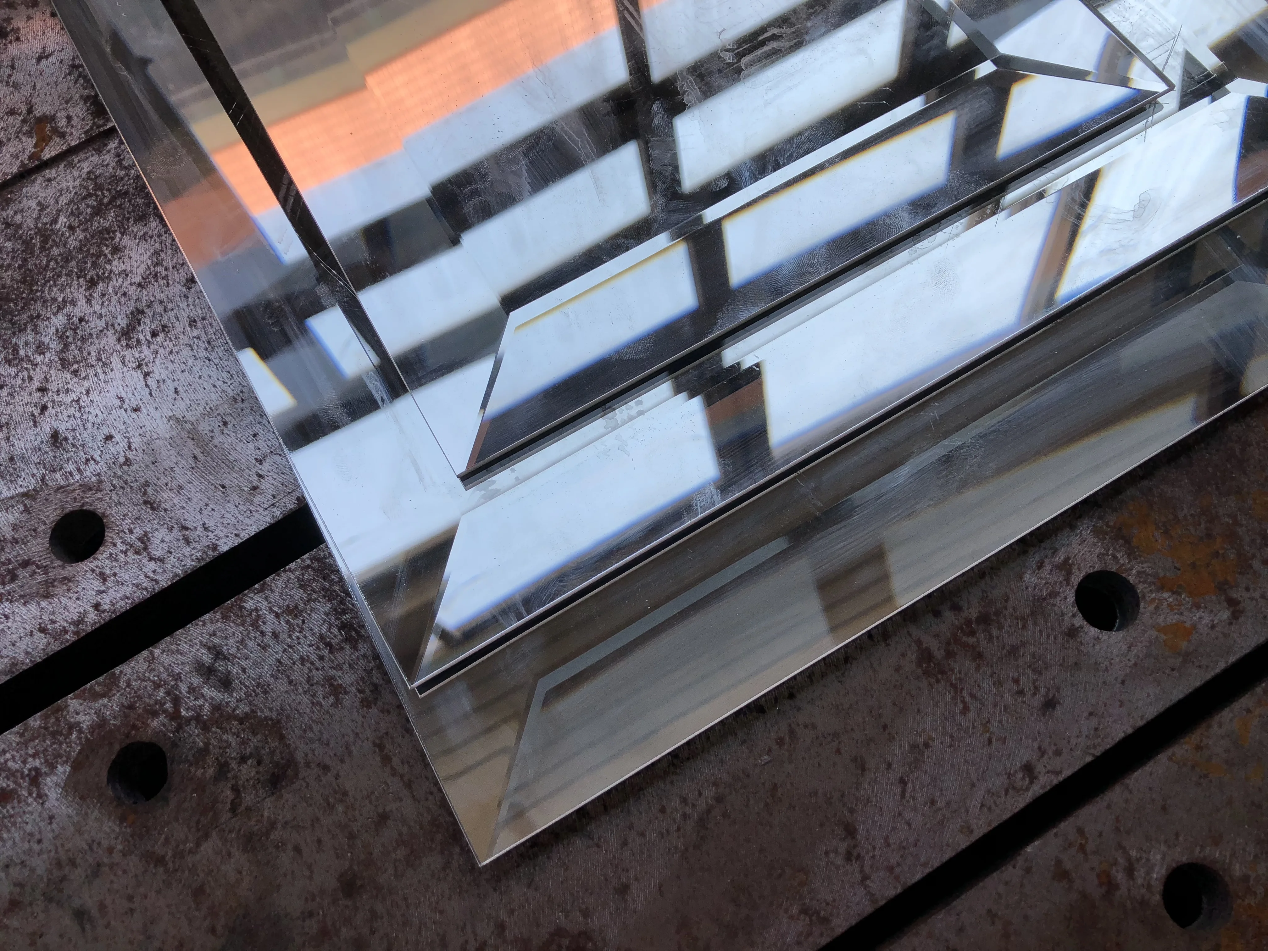 11 wheels glass beveling machine price / grinding mirror and glass machine/Glass Processing Machinery