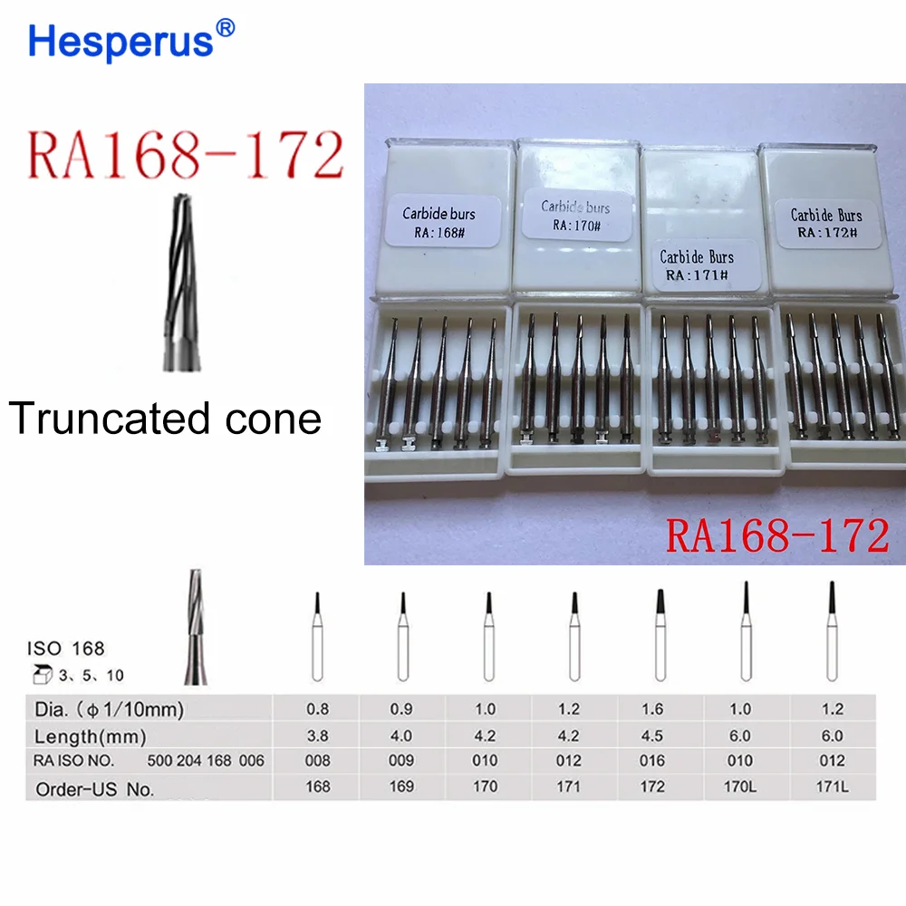 Dental Burs Low Speed Tungsten Carbide Burs Dental Instruments RA /RA long Tungsten Carbide burs with ball