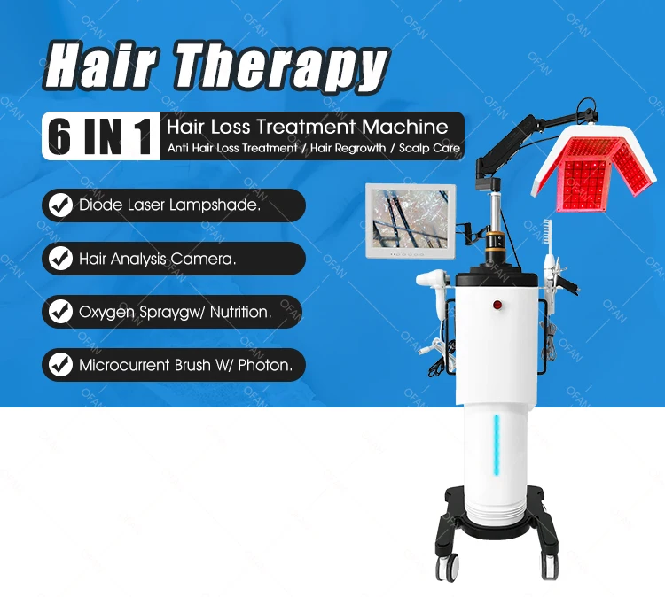 Factory anti hair loss treatment 660nm diode laser hair regrowth machine anti-hair loss therapy machine
