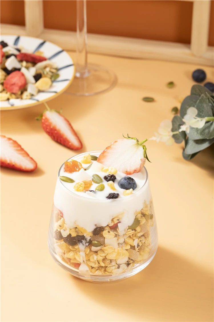 Cereal High Fiber Instant Chia Seed Wheat Oatmeal With Yoghurt Dried Fruit Nut 350g