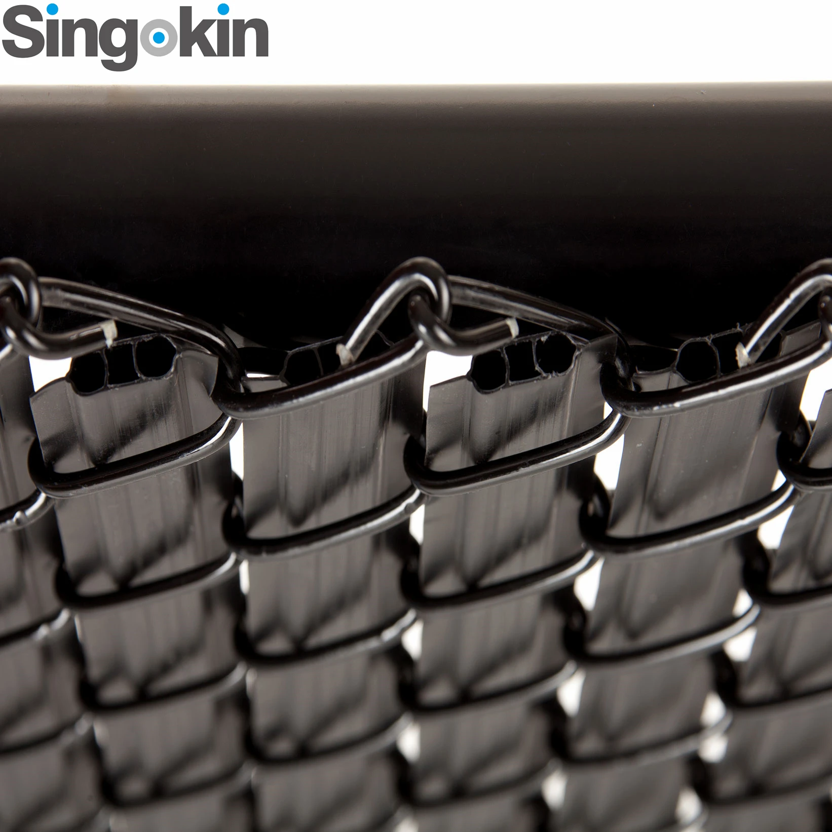 4FT 5FT 6FT white black green upvc pvc ridged privacy fence slats for chain link fencing