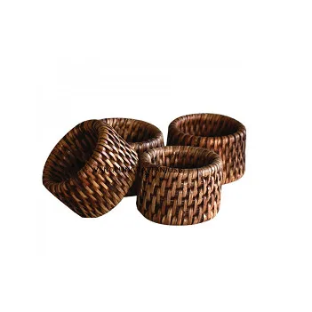 High Quality Cheap Product Wicker Straw Napkin Rings Luxury Napkin Ring Holder Made In China