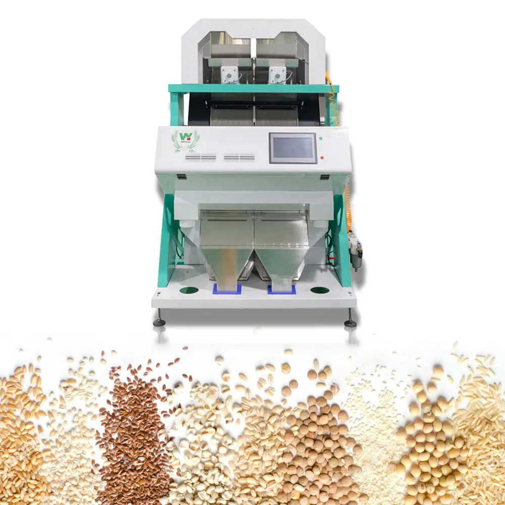 Agriculture Color Sorting Machine Rice Color Sorter Price 2 Chutes Color Sorter For Rice From China