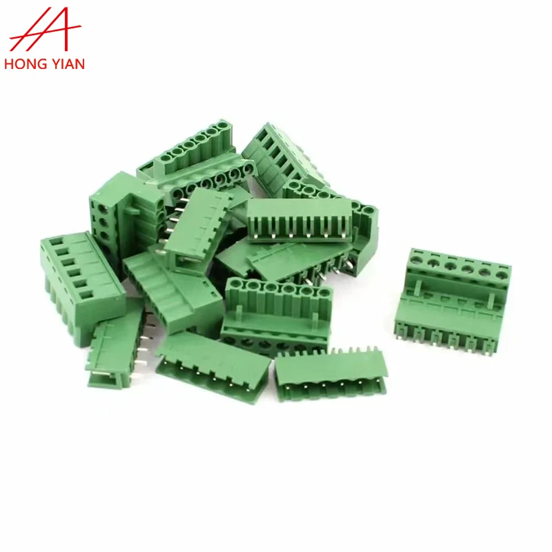 PCB Board Screw Terminal Electrical Connectors 3.5 5.0 7.62 mm Pitch 10A Terminal Block Connector
