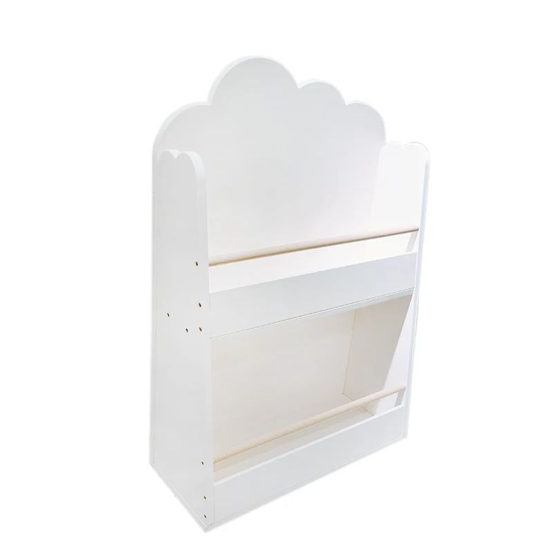 Детская книжная полка из массива дерева в форме облака, другая детская мебель