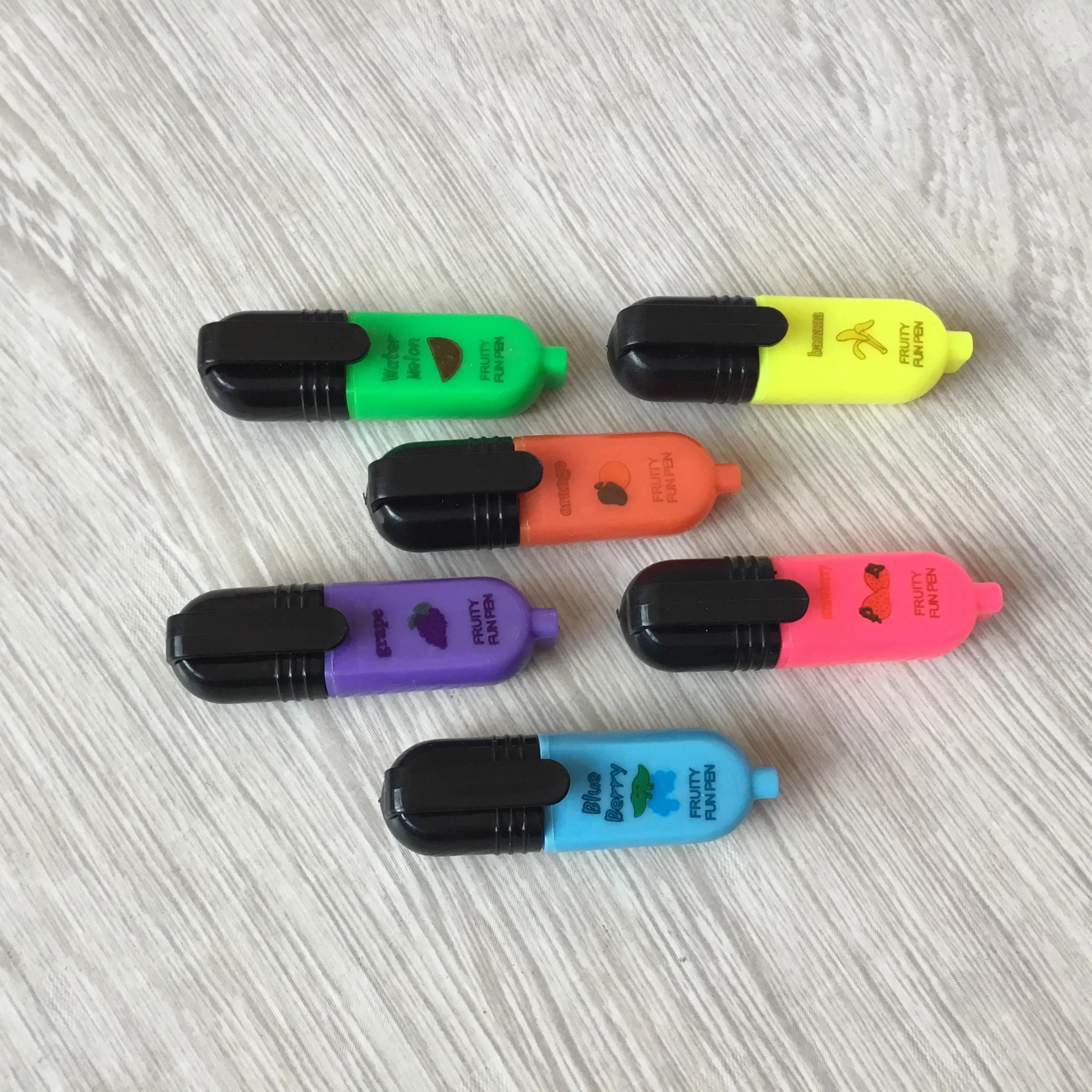 Factory hot sale student used diy mini pen highlighter marker pen