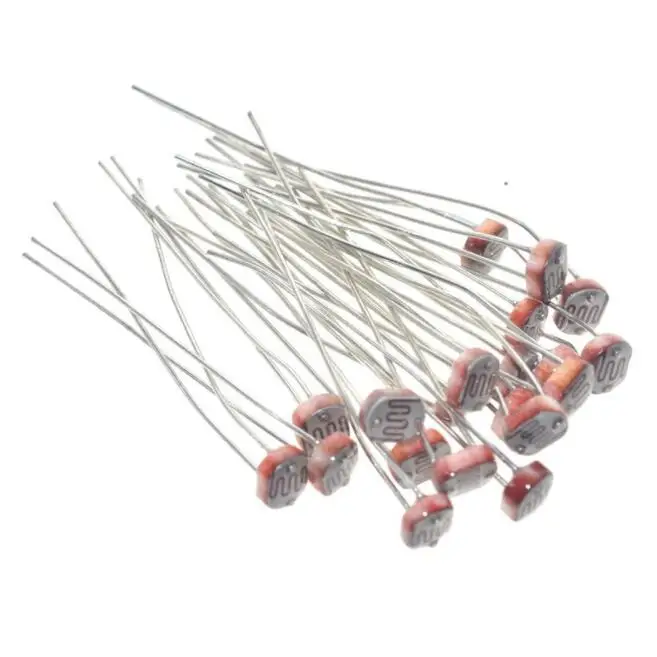 Plastic dependent light sensitive resistor ldr photoresistor sensor with high quality