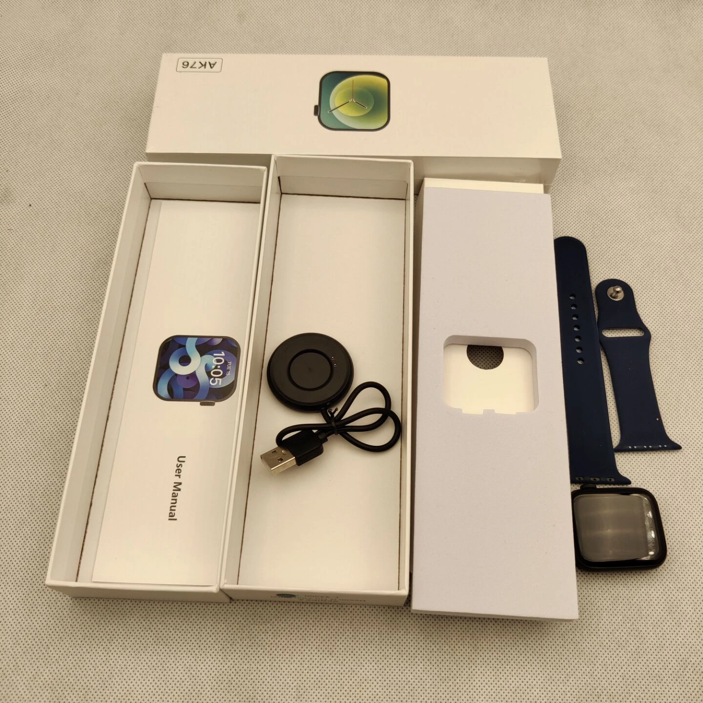 Series 6 AK76 Pro Smartwatch Women Men Smart Watch Fitness Tracker BT Call Series 6 1.75 Inch Remote Camera