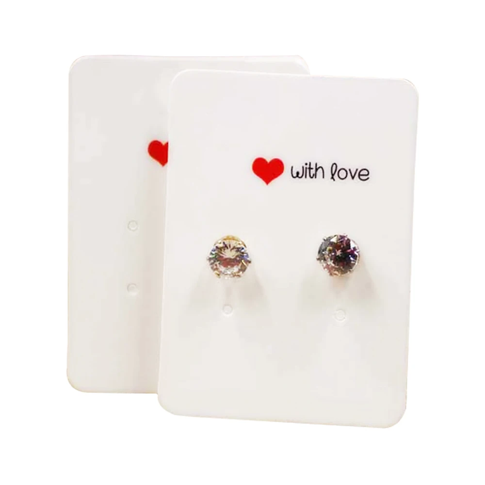 
Custom print display paper ring packaging jewelry card 