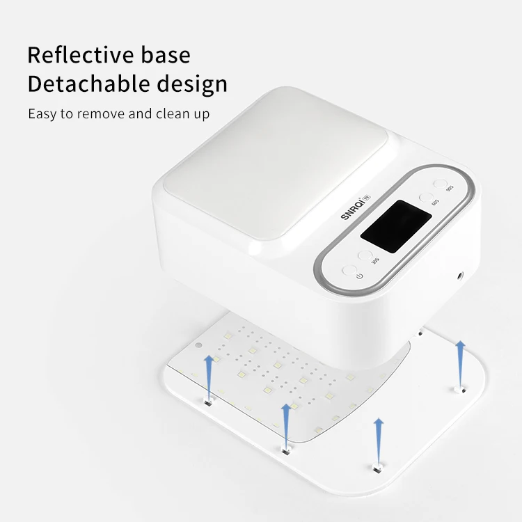 Portable 48W UV LED Light High Quality Smart IR Sensor UV LED Nail Gel Polish Curing Lamp Nail Dryer with 3 Timers