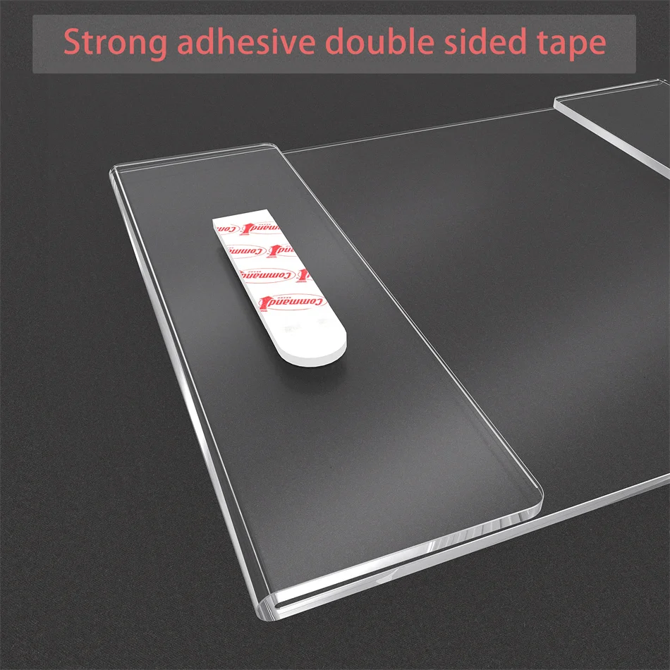 (6pack)8.5*11 inches Clear Sign Holder Double-Side Meun Ad Frame Ticket Frame Holders With 3M Tapes For Cafes,Restaurant