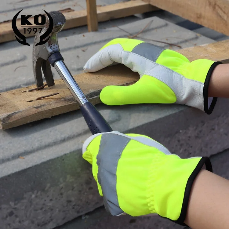 Top Selling Women Gardening Gloves Pigskin Leather Gloves for Yard Rose Pruning