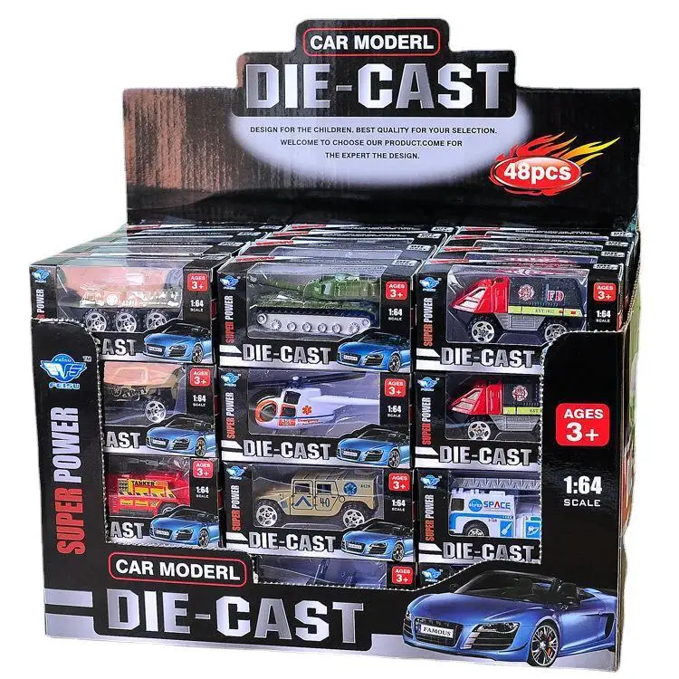 Детская игрушка 1:64 модель автомобиля мультяшный мини-симулятор из сплава раздвижные модели набор