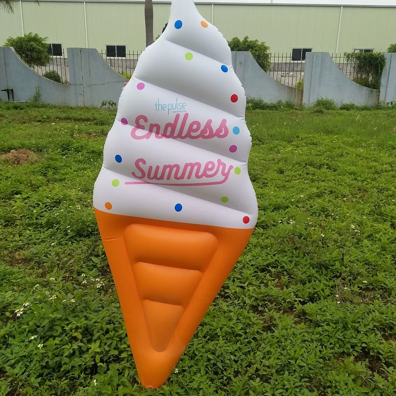 Factory Cheap Swimming Pool Float Air Mat Water Inflatable Popsicle icecream Mattress