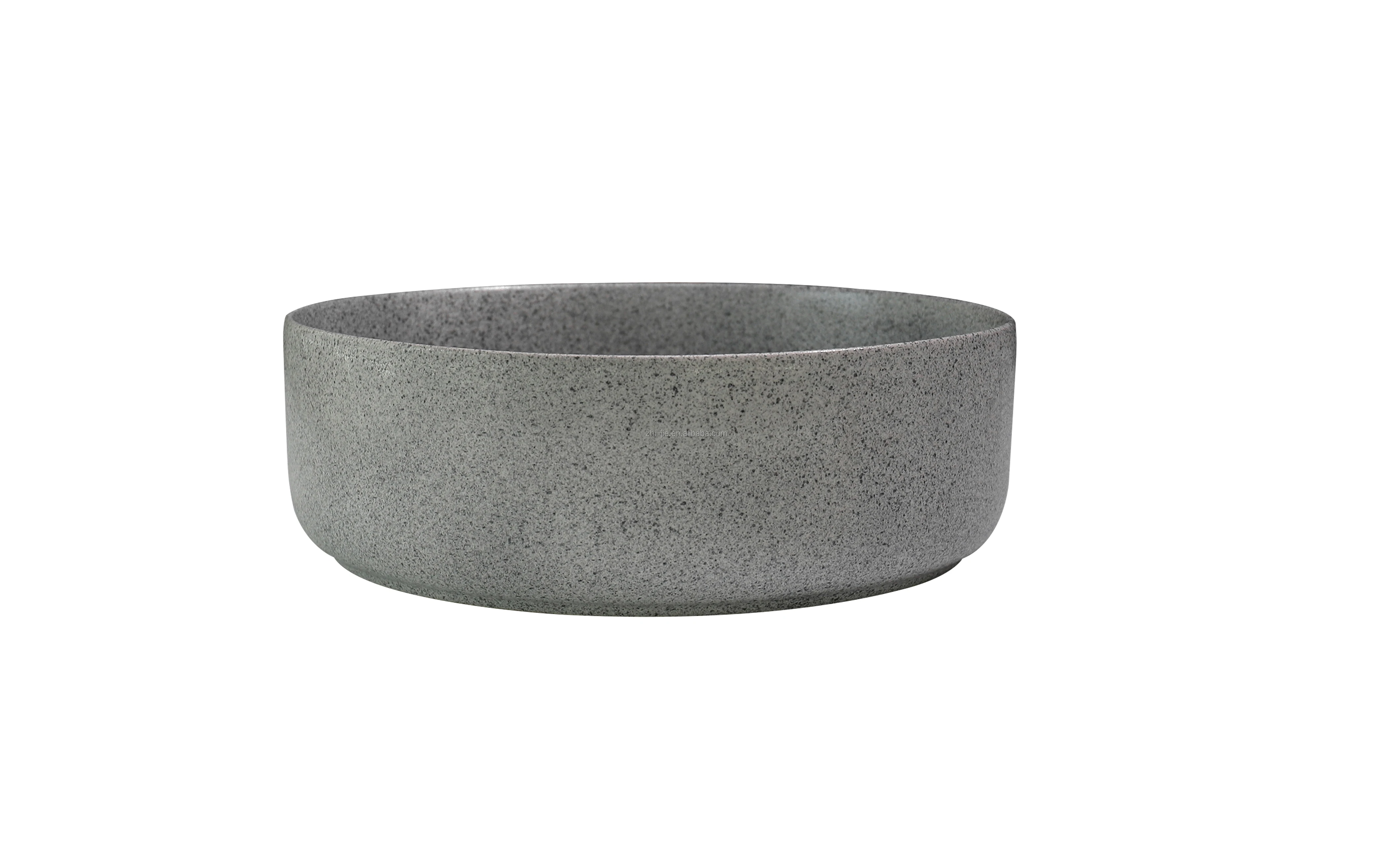2024 New special design wash basins sink table top washing concrete grey ceramic basins