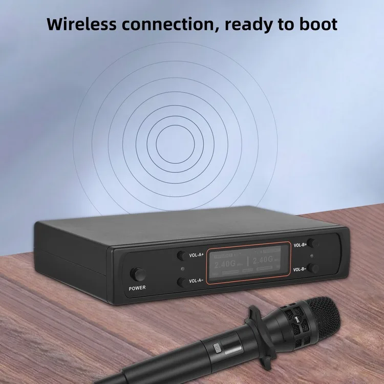 2.4G Wireless Microphone Frequency Modulation 2.4G Wireless Handheld Microphone System