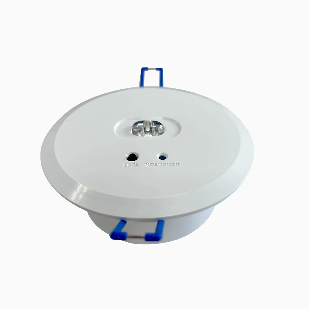 Ceiling Recessed Battery Backup Automatic LED Rechargeable Corridor Lens Emergency Light