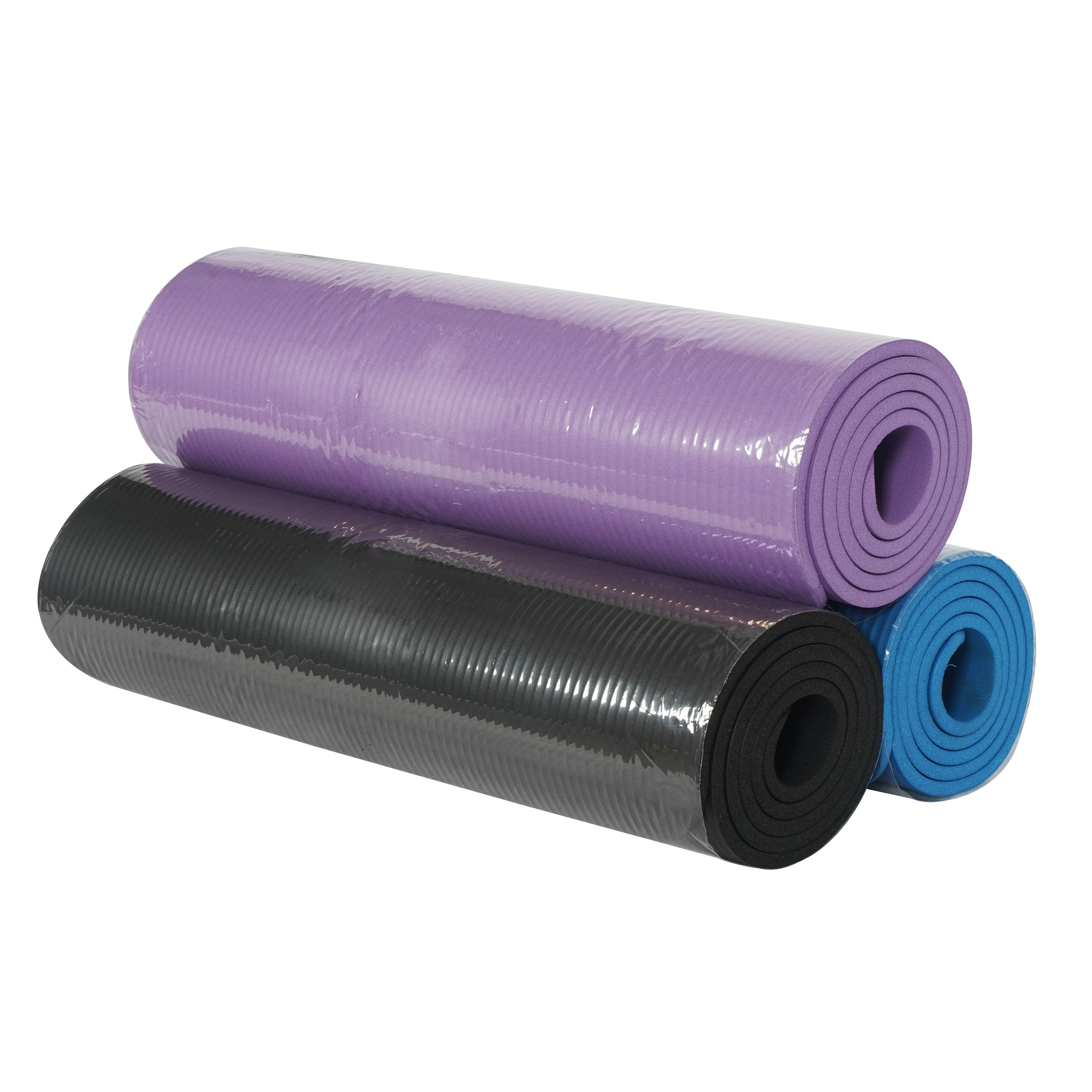 Multi purpose anti-slip yoga mat for pilates and floor exercise 1/4 thick mat yoga