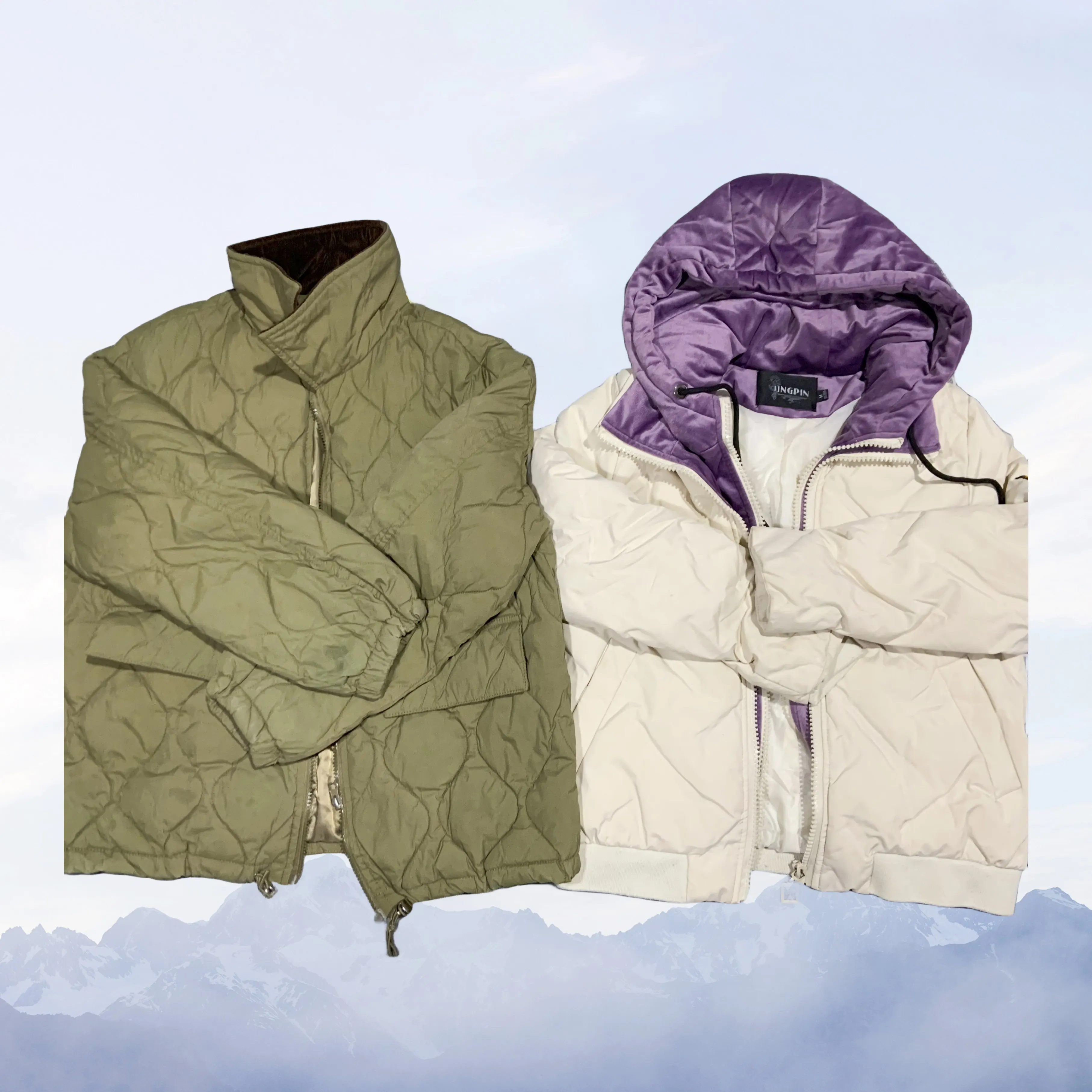 C11 Hot sell used clothes warm winter women coat top quality and 90% clean in bale second hand clothes wholesale