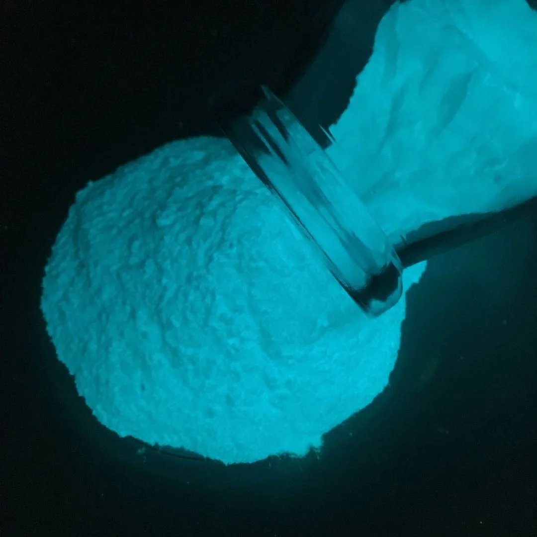 Colored 13 pigmento de pintura automotris blue strontium aluminate powder UV absorb glow powder pigment