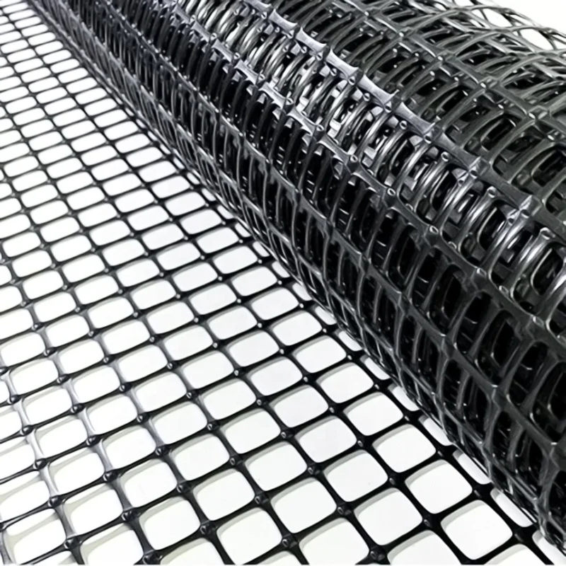 100kn/m-100kn/m High Strength Biaxial Polyester Pet Geogrid Steel-plastic composite geogrid for Road Subgrades