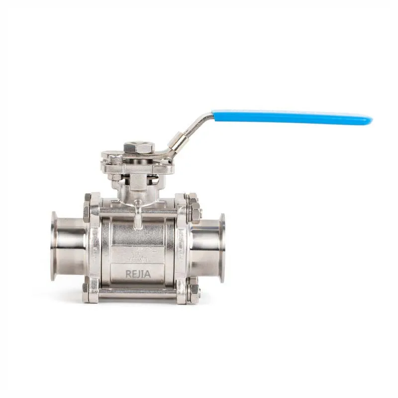 3 шт. PTFE уплотнение полная полость зажим шаровой клапан санитарный нержавеющая сталь