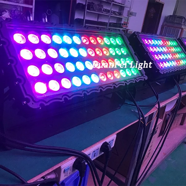 48x10w RGBW 4 in1 Wall Washer LED City Color For Landscape Bridge Garden Outdoor Floodlight Washing