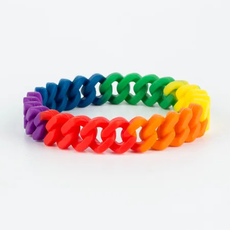Personalized camouflage color hollowed out bracelet wrist band silicone twist for men and