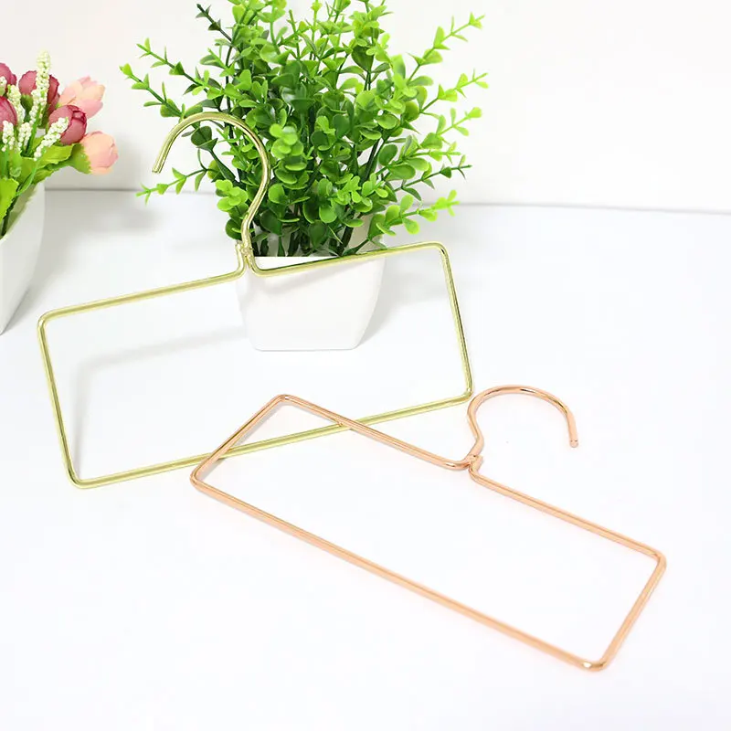 Hot Sale Multifunction Metal Hanger Cheap Rectangle Clothes Hijabs Bathroom Luxury Hanger