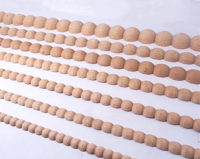 Pearl wood trim Contemporary Solid Wood indoor decoration wood frame Modern Beech indoor decoration