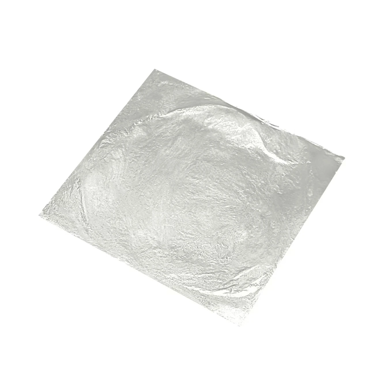 High quality 11*11Cm Pure Silver Leaf Edible Foil Leaf sheets for Food Cake Chocolate Decoration